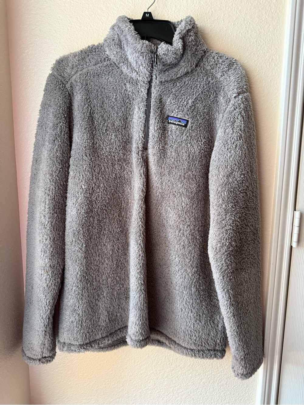 Patagonia Gray Cozy Fleece Half-Zip Jacket